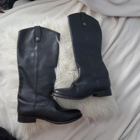 Frye Melissa Lug Tall Boots - Picture 2 of 8